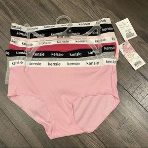 Kensie Set of 5 Cotton Hipster Underwear